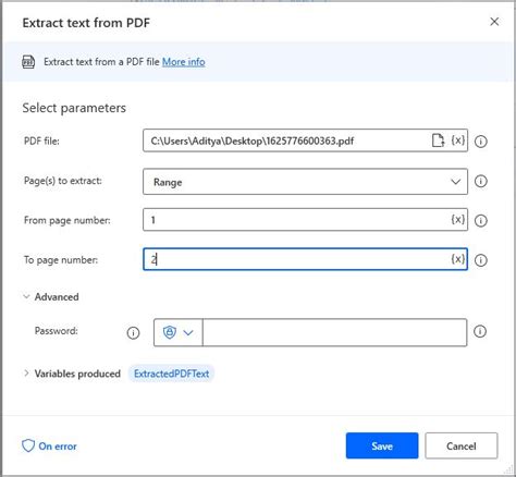 Now provide the location, Document Library, File, and Table of <strong>excel</strong> file. . Power automate extract text from pdf to excel
